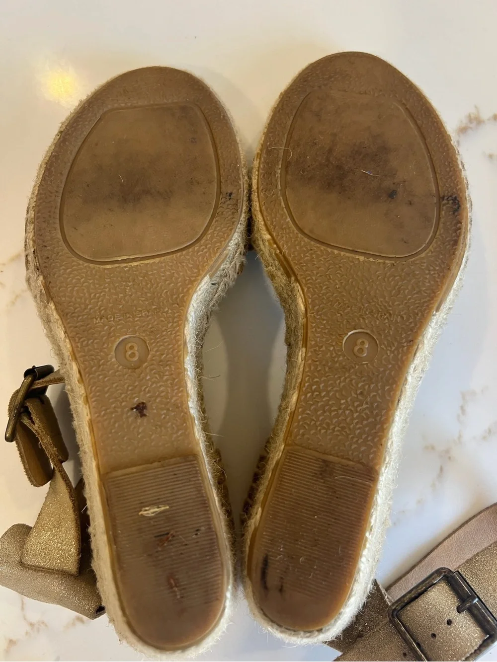 J. Crew shimmery gold